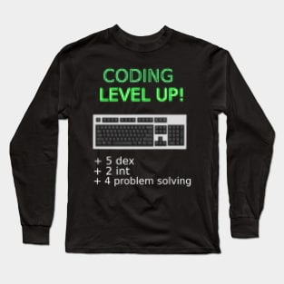 Coding LEVEL UP! Long Sleeve T-Shirt